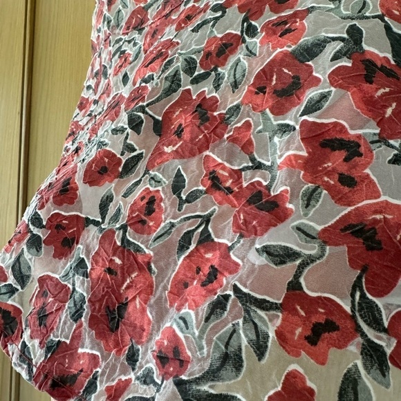 Zara Basic Sleeveless Pullover Floral Peplum Top / Lined / XSmall - Picture 6 of 12